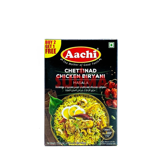 Aachi Ghettinad Chicken Biryani Masala 45G Asian Spice
