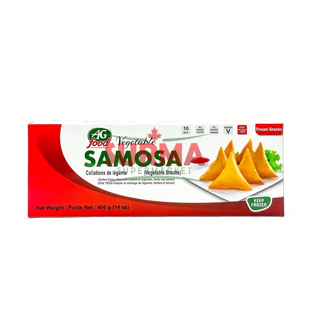 Ag Food Vegetable Samosa 10 Pc Frozen Baked