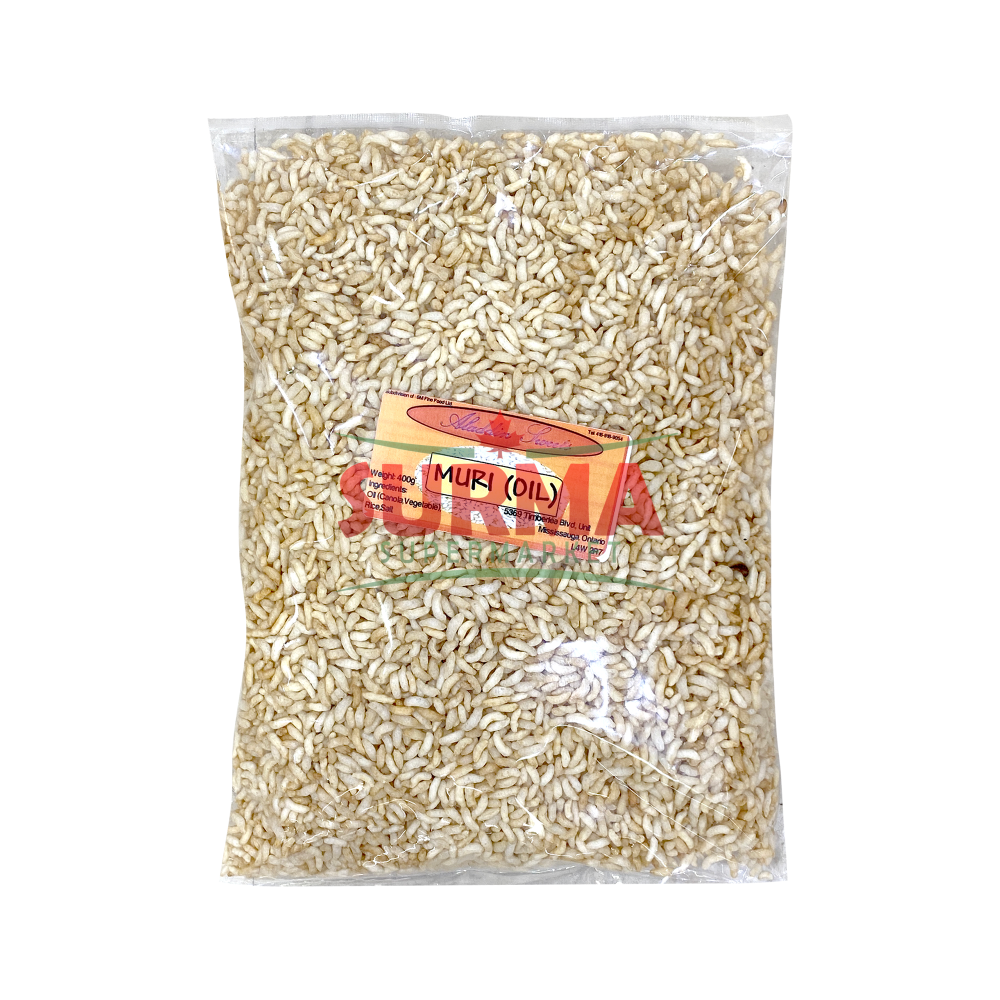 Aladdin Sweets Oil Fried Puffed Rice (Muri) 400G 2-Pack