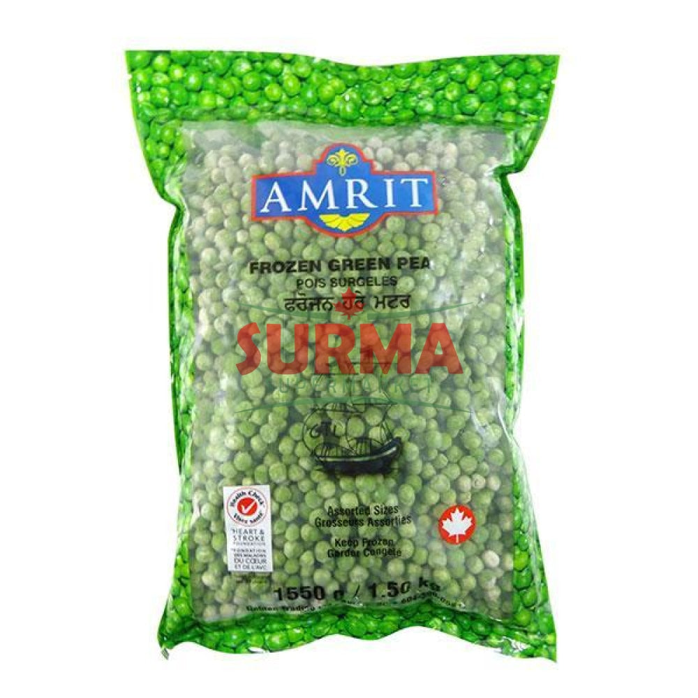 Amrit Frozen Green Peas 1.5 Kg Vegetable