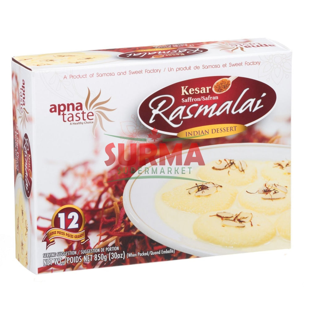 Apna Taste Kesar Rasmalai Frozen Sweets