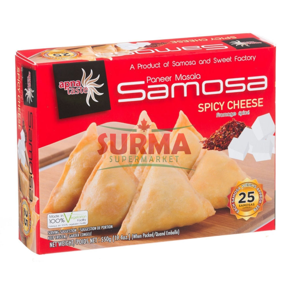 Apna Taste Spicy Cheese Samosa Frozen Baked