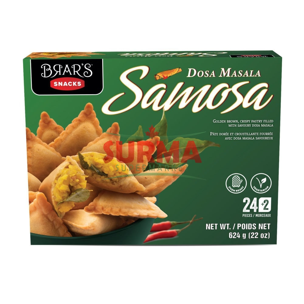 Brars Dosa Masala Samosa Frozen Baked