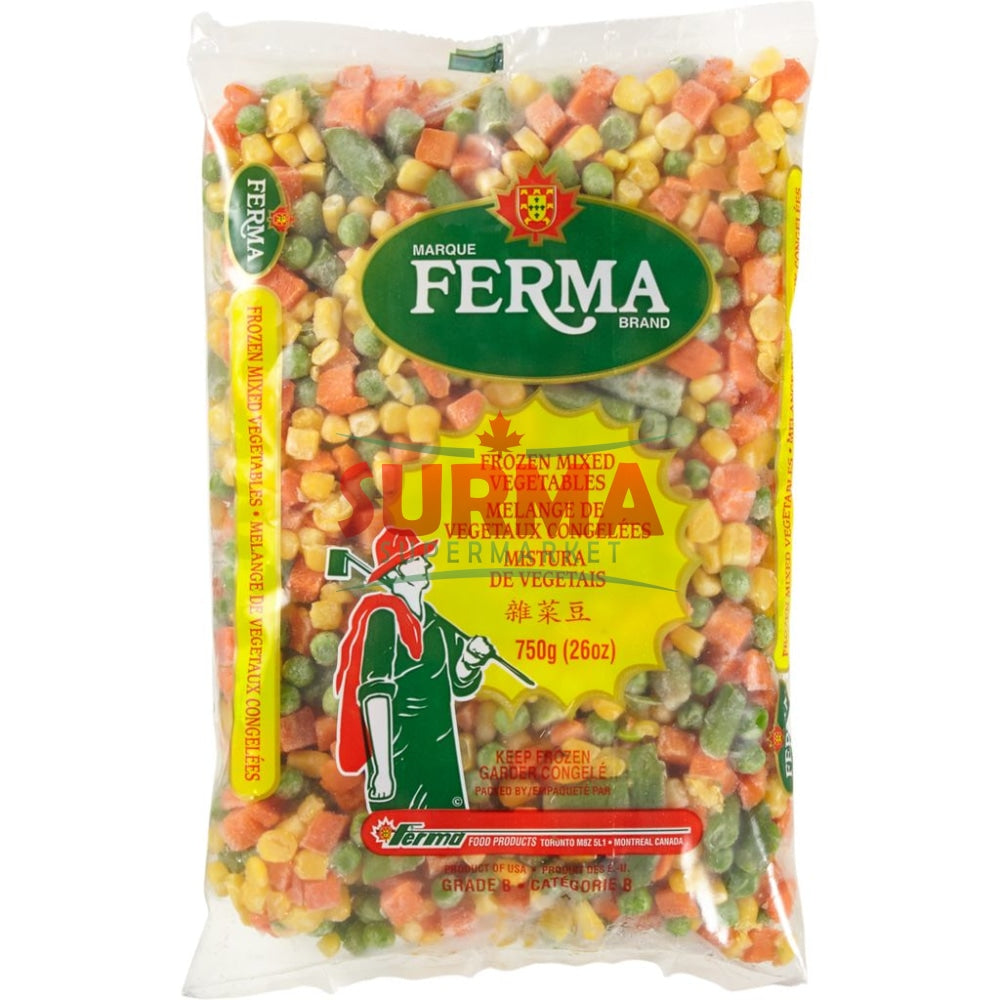 Ferma Frozen Mixed Vegetables 750G Vegetable