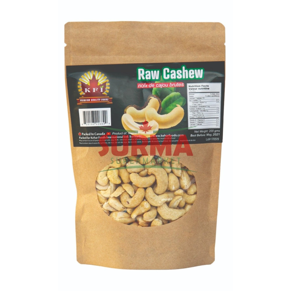 Kfi Raw Cashews 200G Nuts