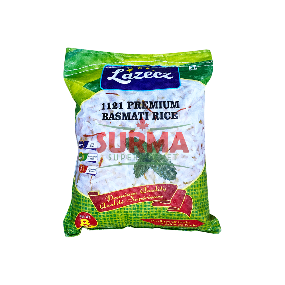 Lazeez 1121 Premium Basmati Rice 8Lb