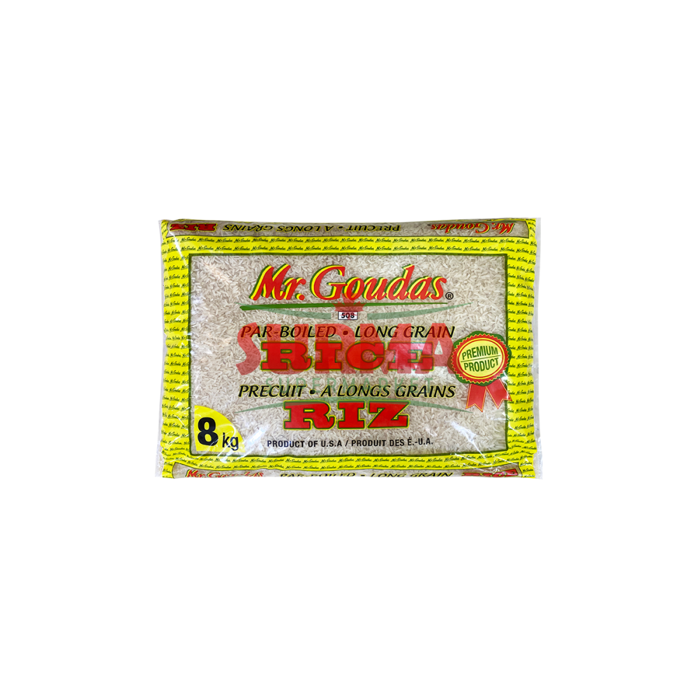 Mr.goudas Parboiled Rice 8Kg