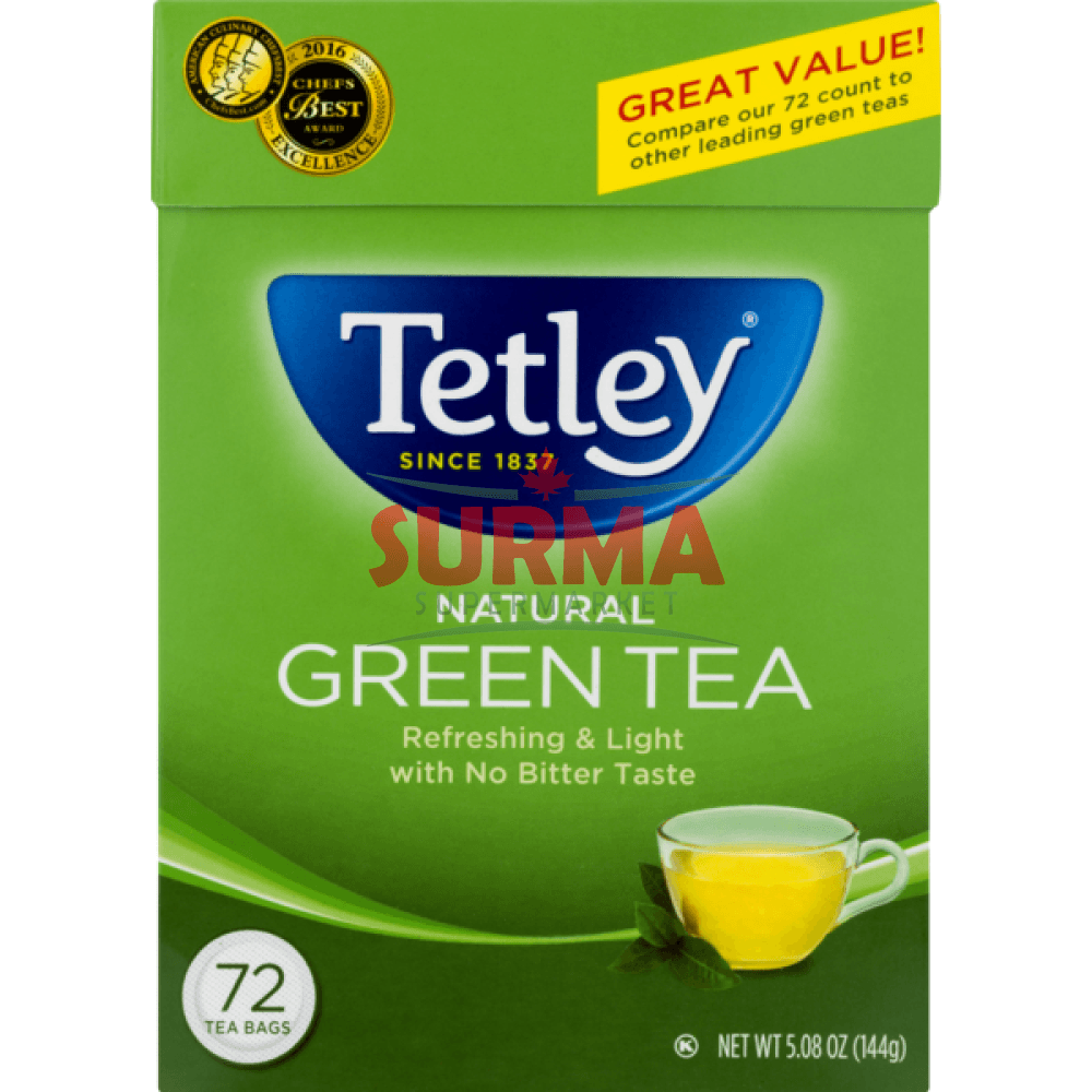 Natural Green Tea Bags 72 Pack