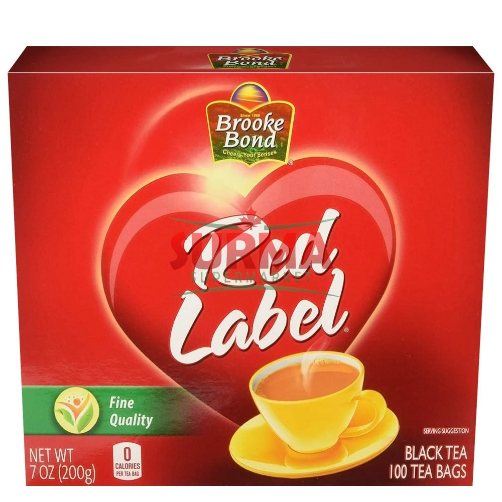 Red Label Black Tea Bags 100 Pack