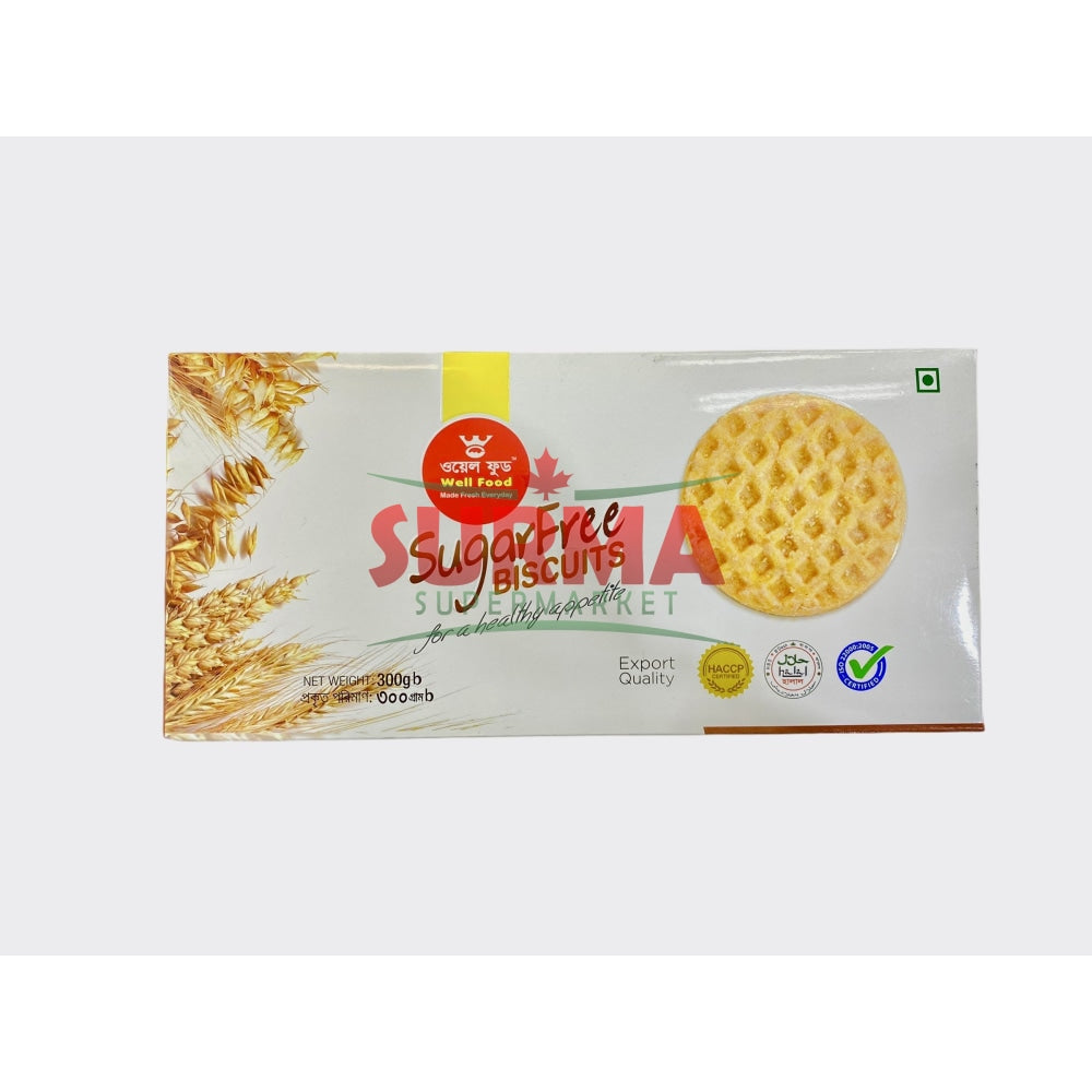 Well Food Sugarfree Biscuits 300G Cookies
