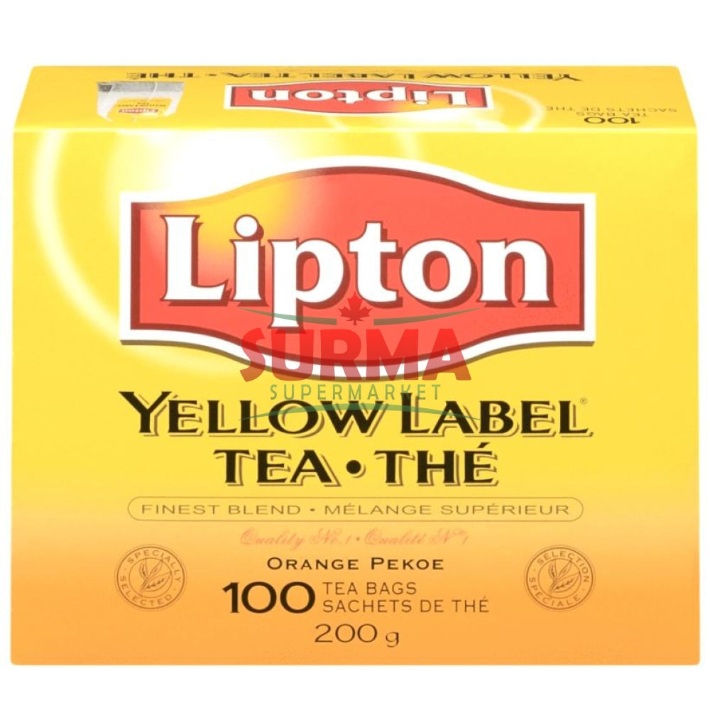 Yellow Label Orange Pekoe Tea Bags 100 Pack