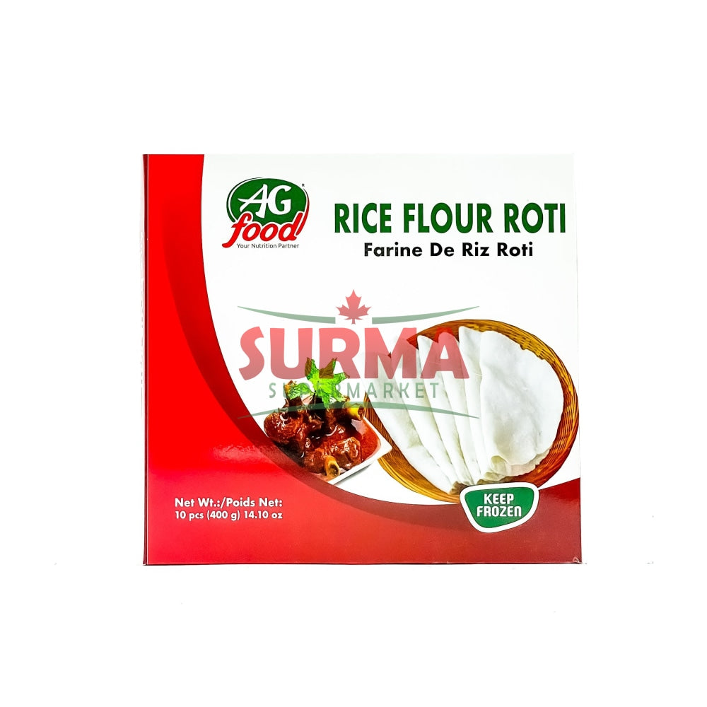 Ag Food Rice Flour Roti (10 Pcs) 400G