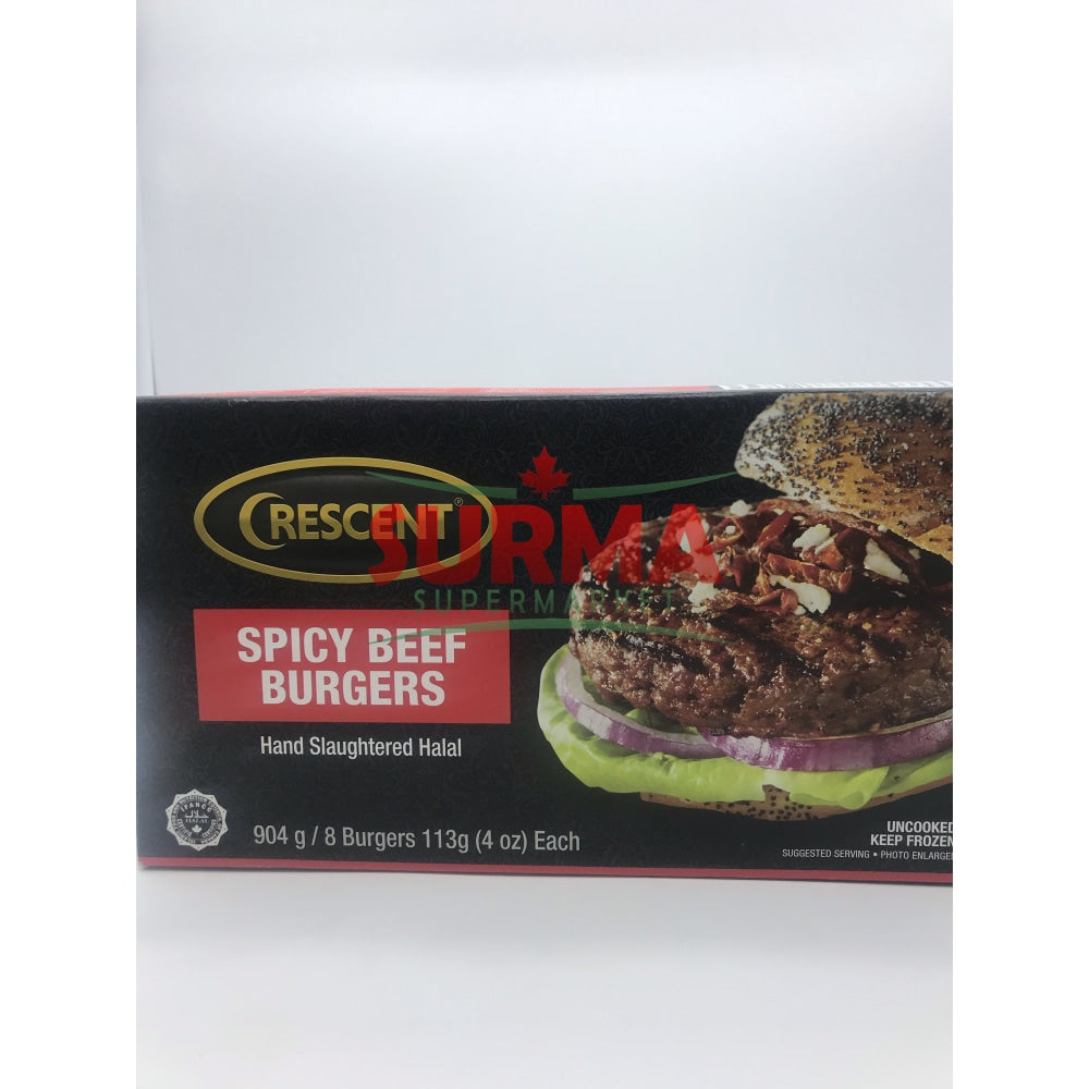 Crescent Spicy Beef Burger