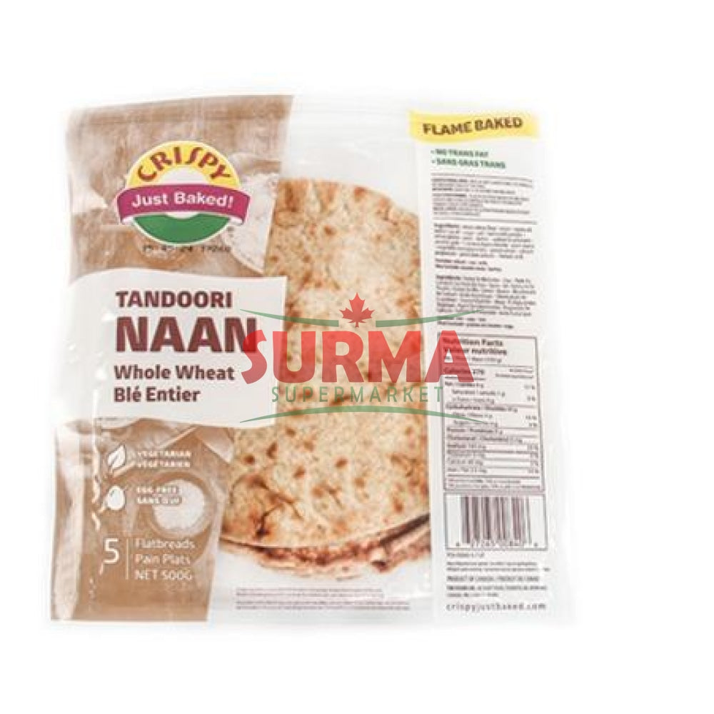 Crispy Tandoori Whole Wheat Naan 5Pc