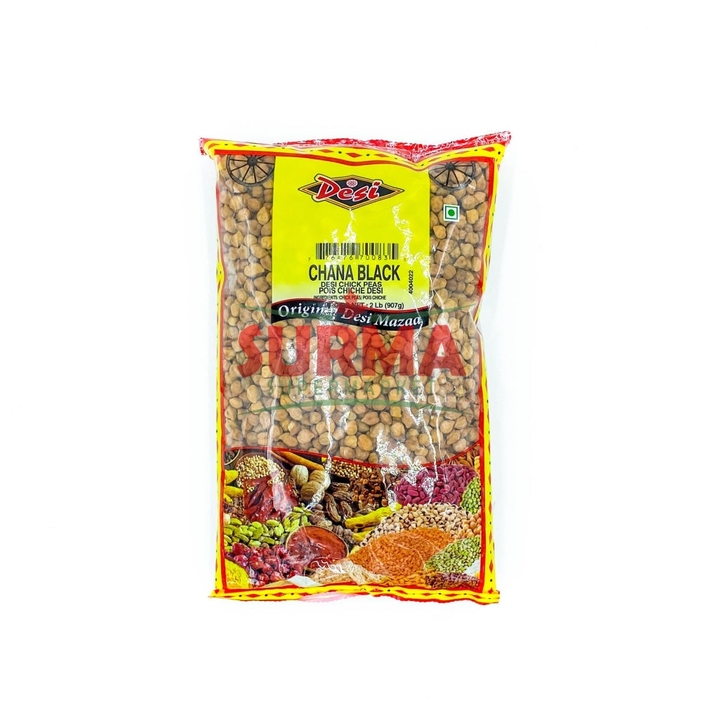 Desi Kala Chana Black Chick Peas 2 Lb