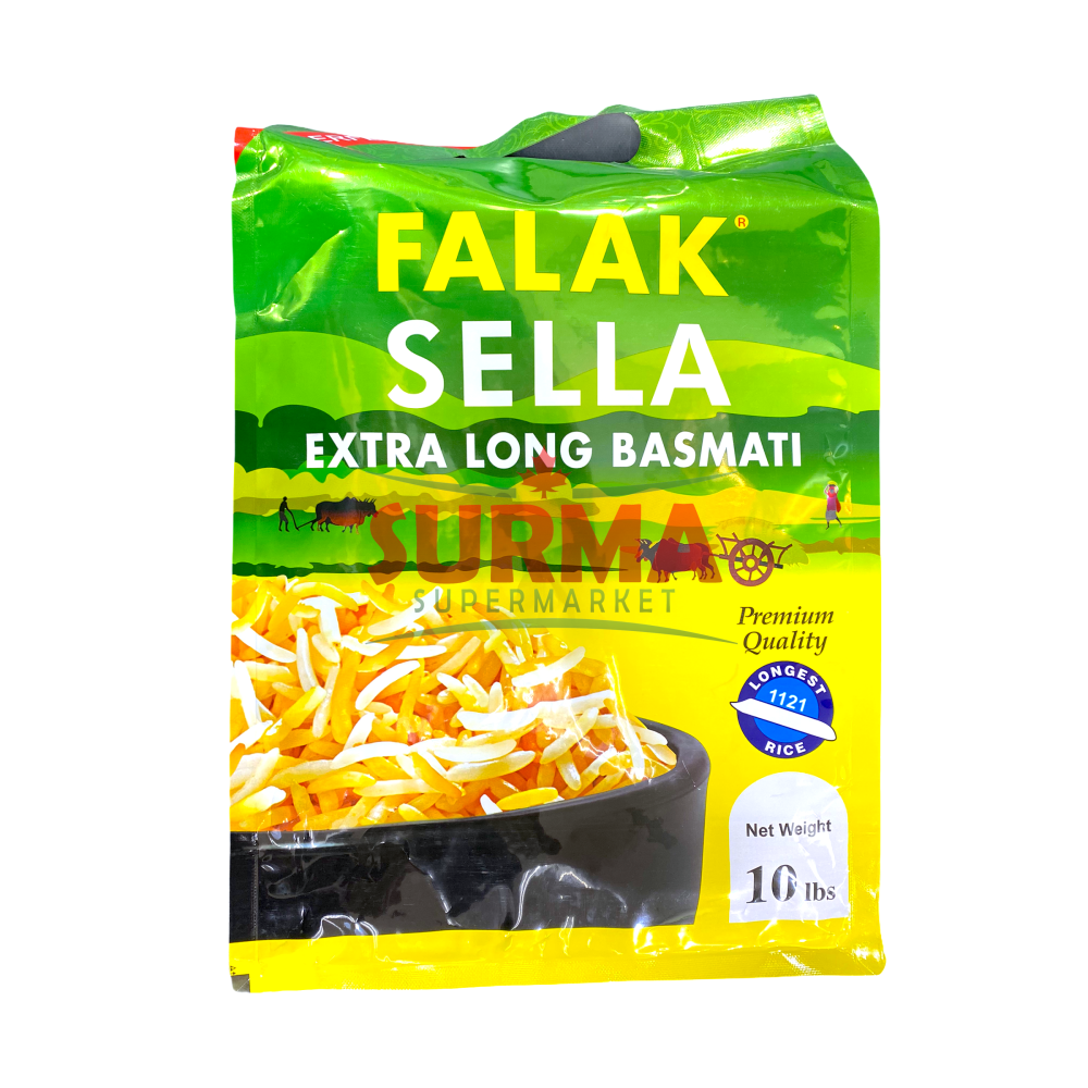 Falak Sella Extra Long Basmati 10Lb Rice