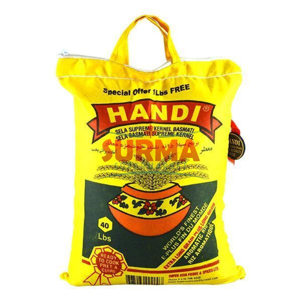 Handi Sella Basmati Rice 40Lb