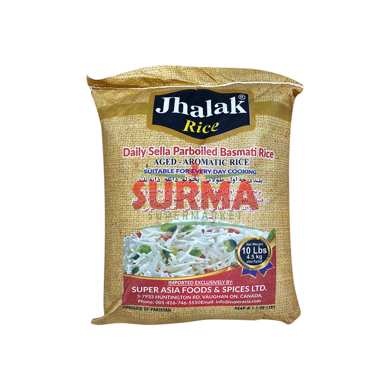 Jhalak Sella Basmati Rice 10Lb