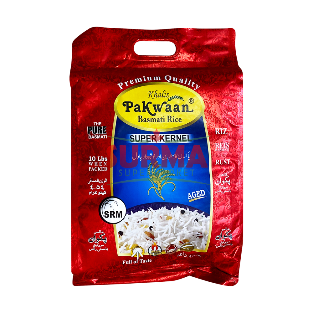 Khalis Pakwaan Basmati Rice 10 Lb