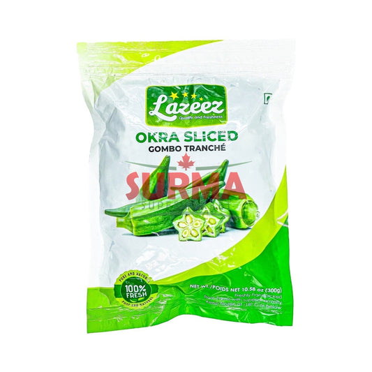Lazeez Okra Sliced 300G Frozen Vegetable