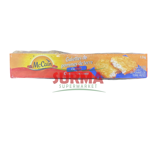 Mccain Classic Hashbrowns 20 Patties Frozen Baked