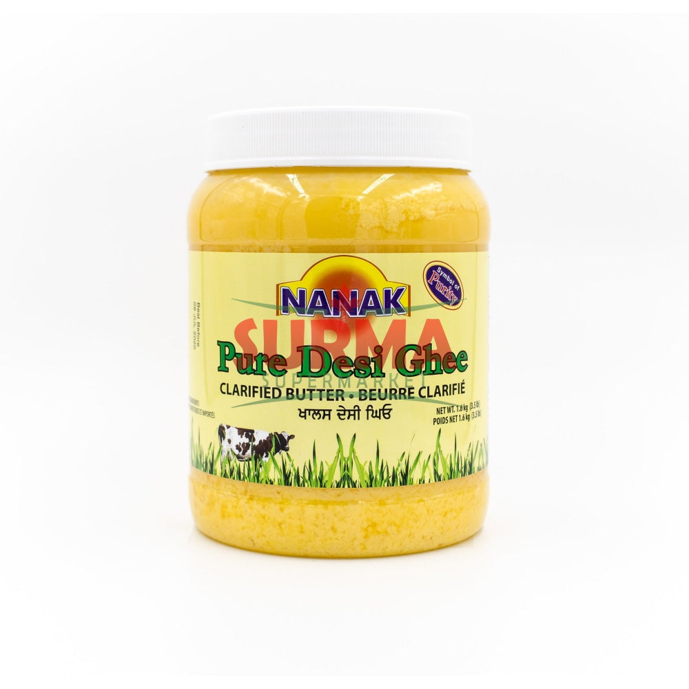 Nanak Pure Desi Ghee Clarified Butter 1.6 Kg