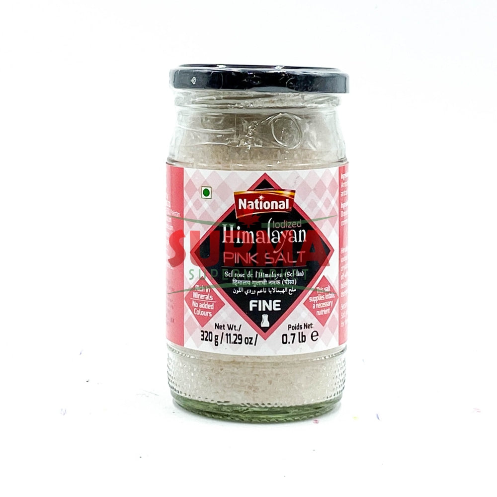 National Iodized Himalayan Pink Fine Salt 320G