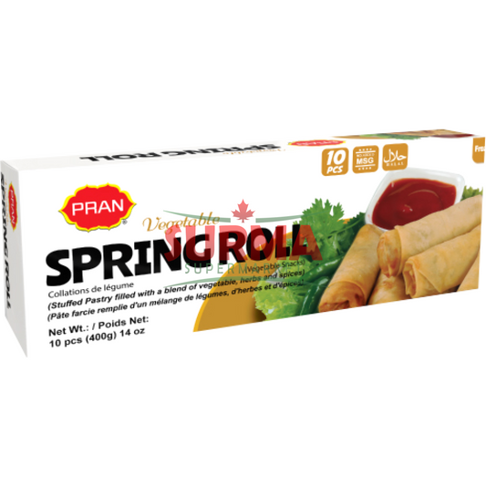 Pran Vegetable Springrolls 10 Pc Frozen Baked