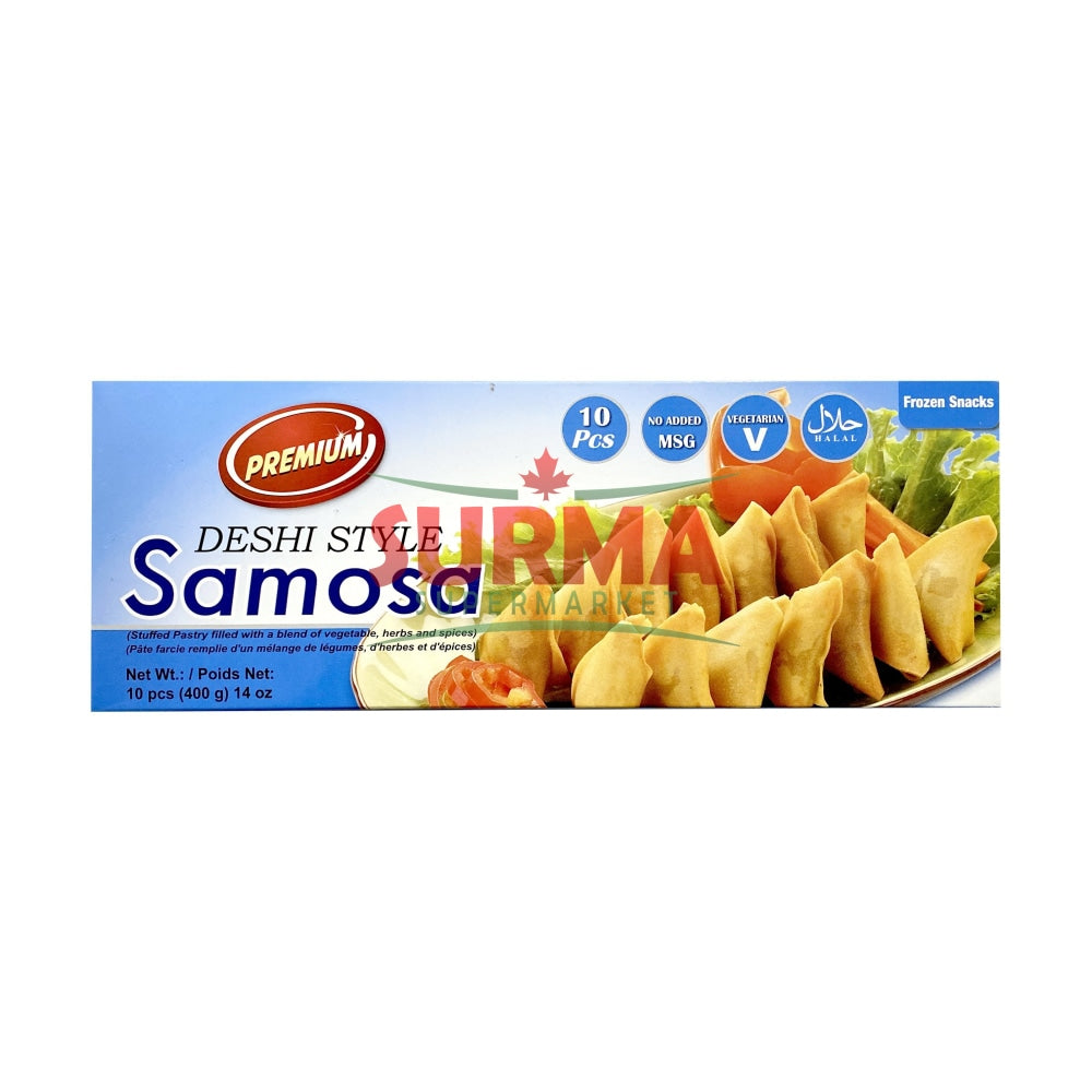 Premium Vegetable Samosa 10 Pc Frozen Baked