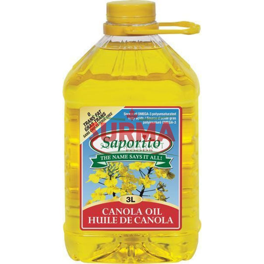 Saporito Canola Oil 3L Oils