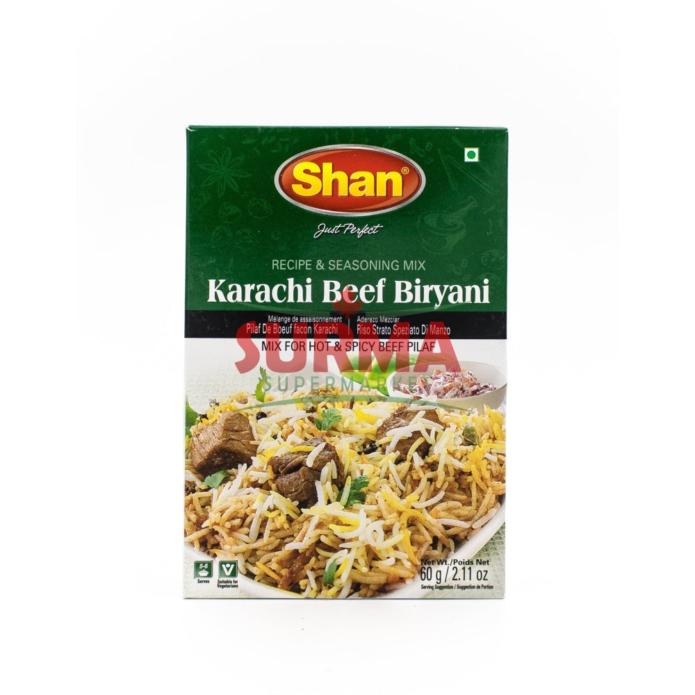 Shan Karachi Beef Biryani 2-Pack Asian Spice