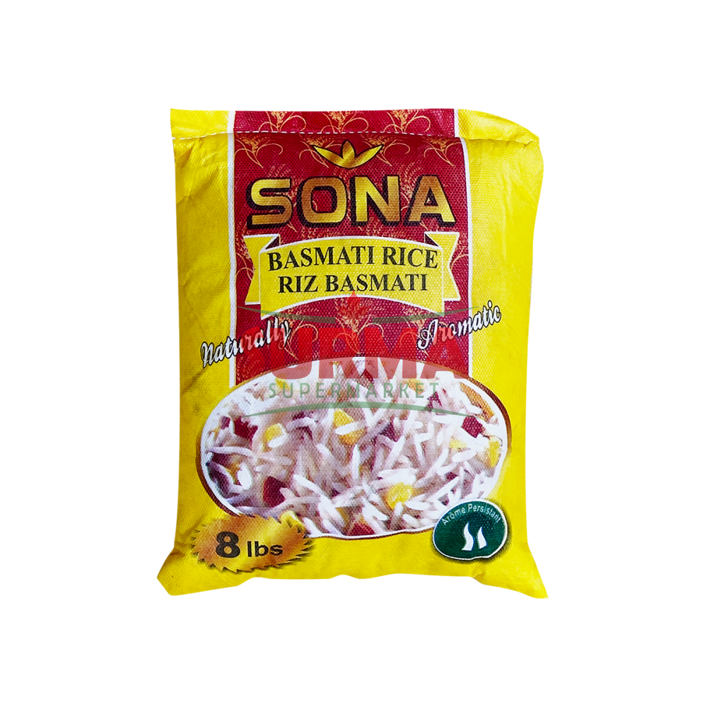 Sona Basmati Rice 8Lb