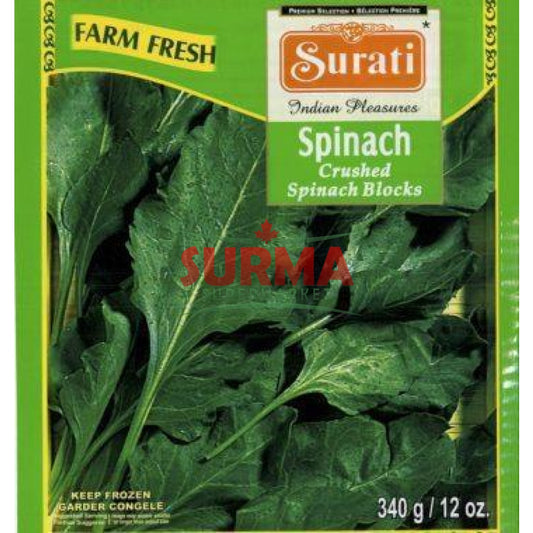 Surati Frozen Spinach 340G Vegetable