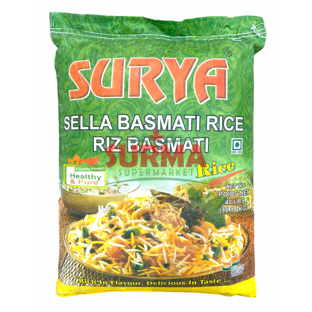 Surendra Sali Rice Surya Sella Basmati Rice – Surma Supermarket